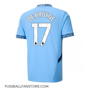 Manchester City Kevin De Bruyne #17 Replik Heimtrikot 2024-25 Kurzarm